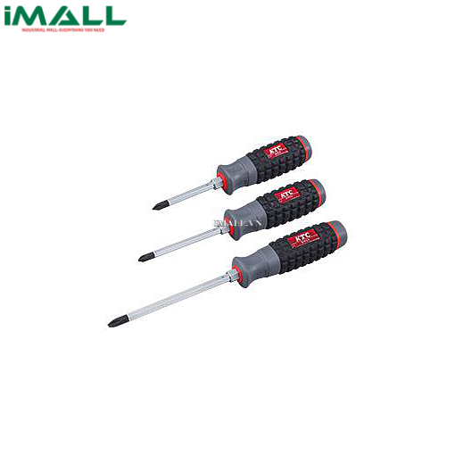 Tô vít 4 cạnh loại cán mềm KTC D1P2-1 ( 75mm x 170mm)