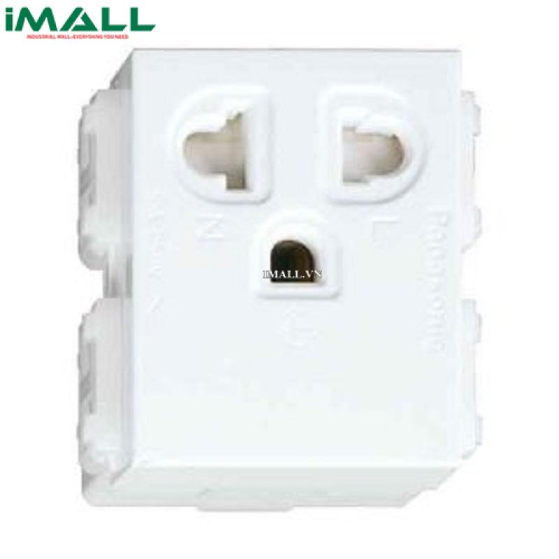 Ổ cắm đơn có màn che và dây nối đất PANASONIC WEV1181-7SW
