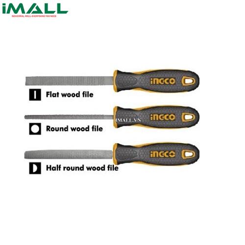 Bộ giũa gỗ 3 chi tiết (8") INGCO HKTFW0308