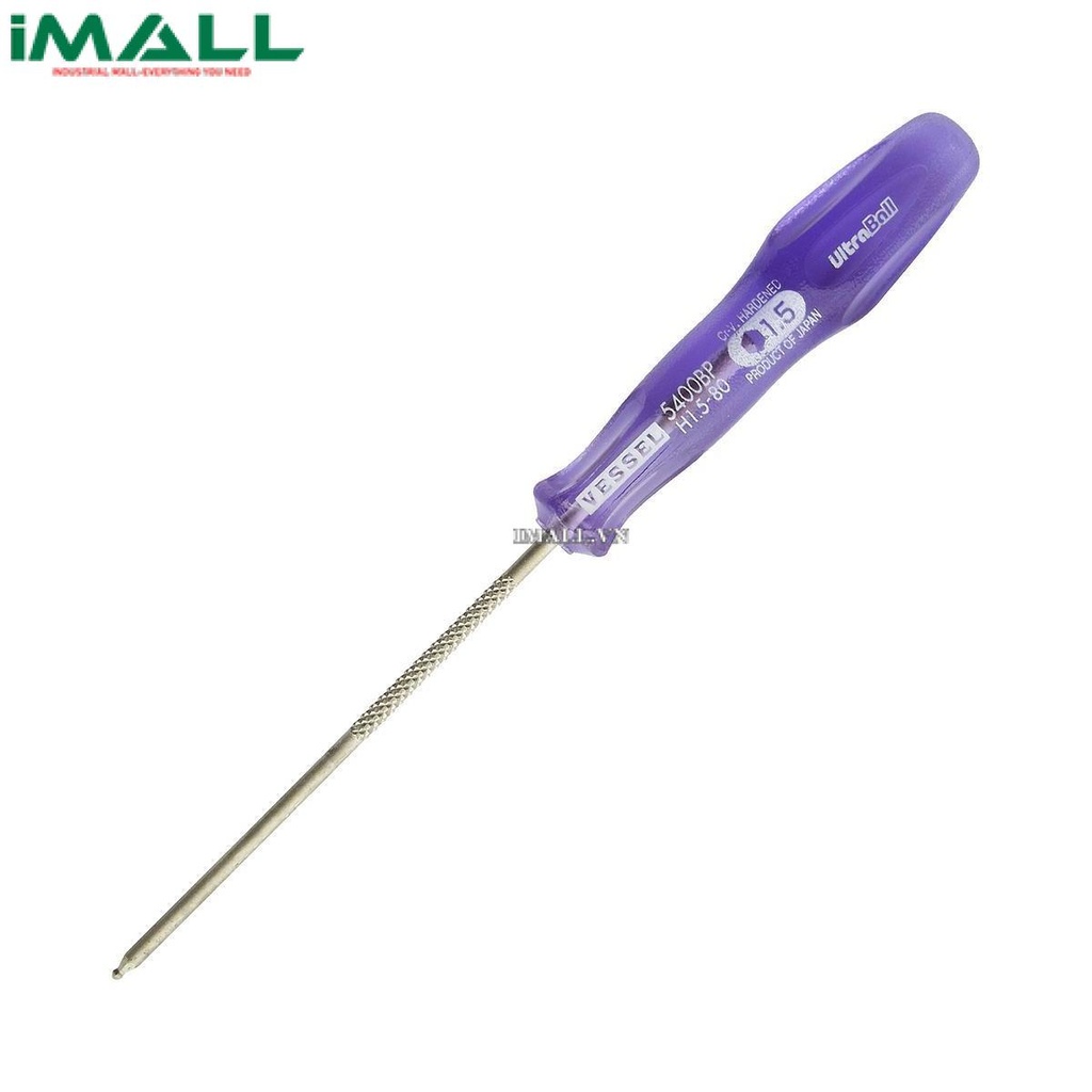 Tô vít đầu bi Vessel B-5400BP (H1.5 x 80mm)
