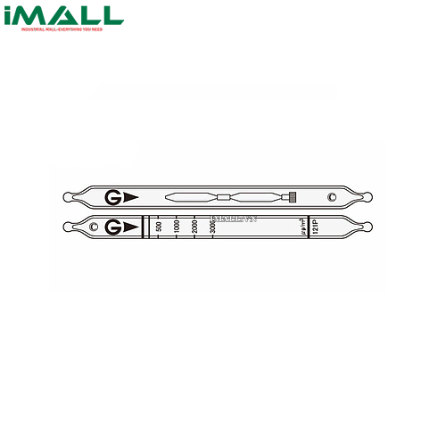 Ống dò Khí hoặc hơi Benzen C6H6 Gastec 121P (250 - 3000 μg / m3)