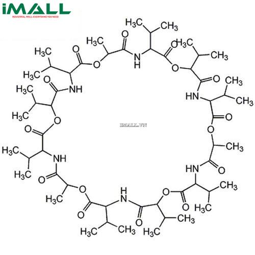 Hóa chất Valinomycin, Streptomyces fulvissimus  (C₅₄H₉₀N₆O₁₈) Merck 676377 US1676377-25MG