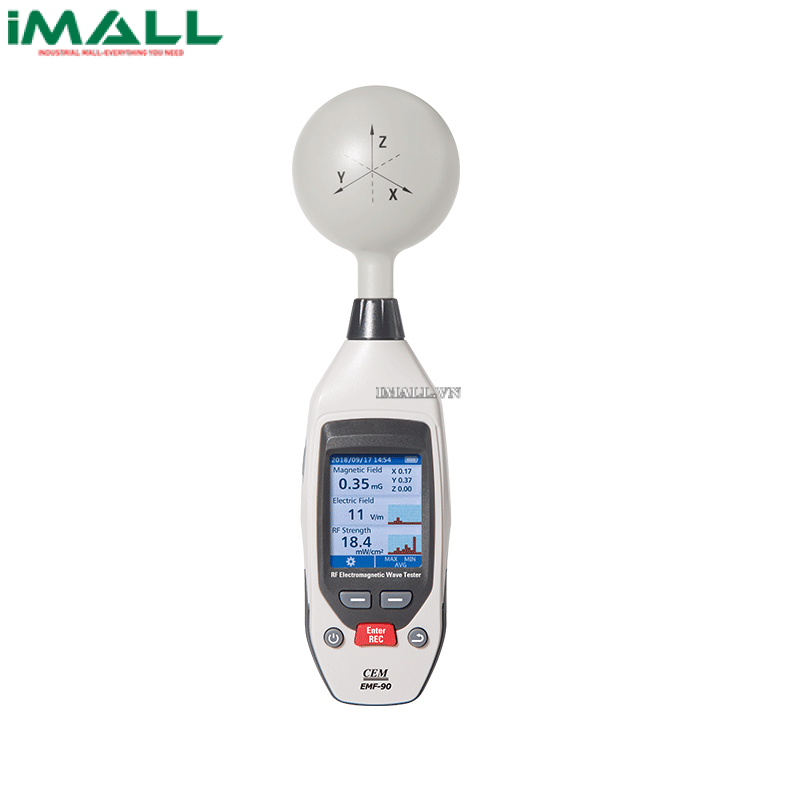 Máy dò sóng điện từ tần số cao ba trục CEM EMF-90 (20mV/m~200V/m)