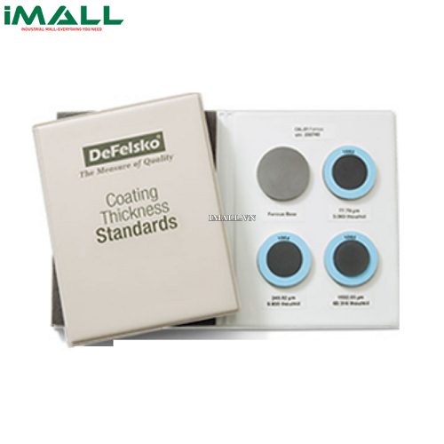Tấm kim loại chuẩn cho máy đo độ dày lớp phủ (±0.43μm; ≈500μm; không từ tính) DEFELSKO STDA3