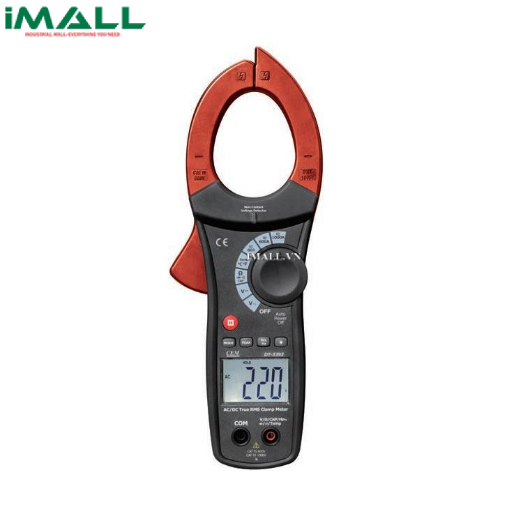 Ampe kìm AC/DC CEM DT-3395 (AC/DC-1000A/600V True RMS)