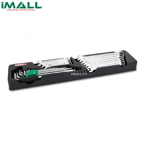 Bộ cờ lê đầu vòng miệng 15° & khóa lục giác 20PCS (AABW: 6 ~ 16mm, GAAL0917) TOPTUL GM-2029
