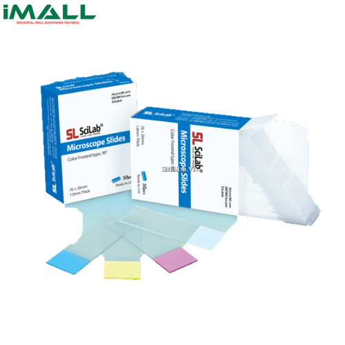Lam kính (Kính mài viền 90°, hồng) SciLab SL.Sli1032