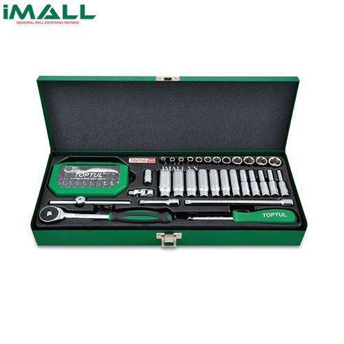 Bộ tuýp vặn ốc 1/4' 66 chi tiết Toptul GCAD6601