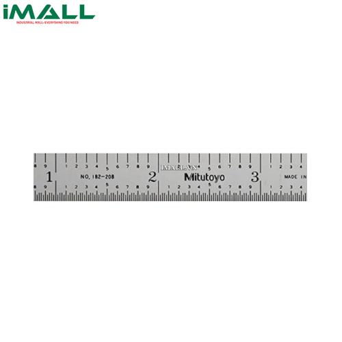 Thước lá thép (6”/150mm, (1mm, 0.5mm), rộng 12mm) Mitutoyo 182-208