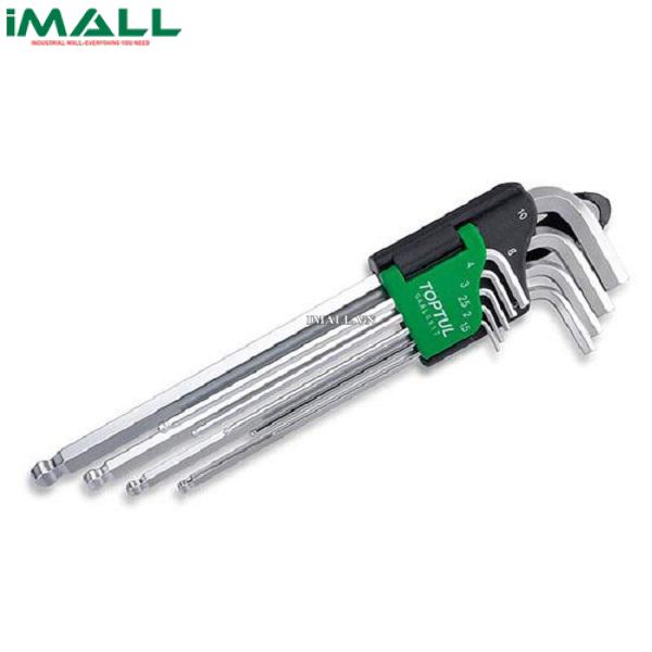 Bộ chìa lục giác đầu bi 9 món TOPTUL GBAL0901 (1/16"~3/8")