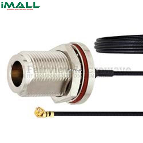 Cáp N Female Bulkhead - UMCX 2.5 Plug Fairview FMCA1010 (1.37mm Coax ; 3 GHz )