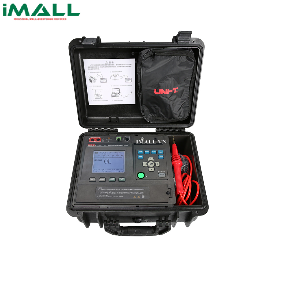 Máy đo điện trở cách điện UNI-T UT516B (500V~12KV, 10TΩ)