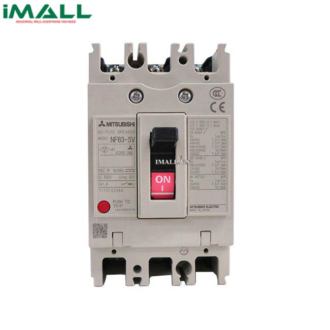 MCCB Mitsubishi NF63-SV 3P 15A (7.5kA)