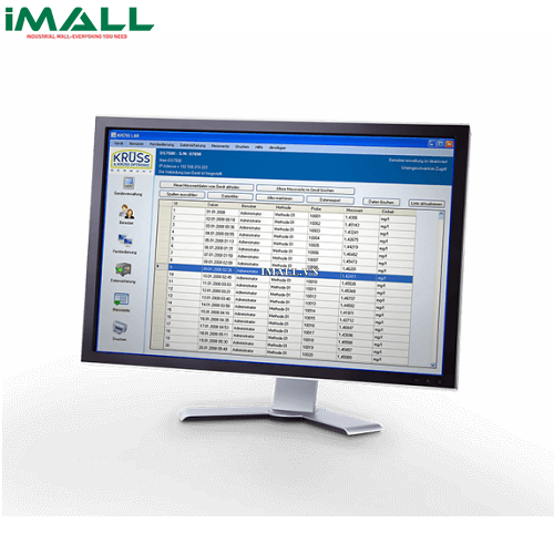 Phần mềm điều khiển thiết bị KRÜSSLAB SOFTWARE