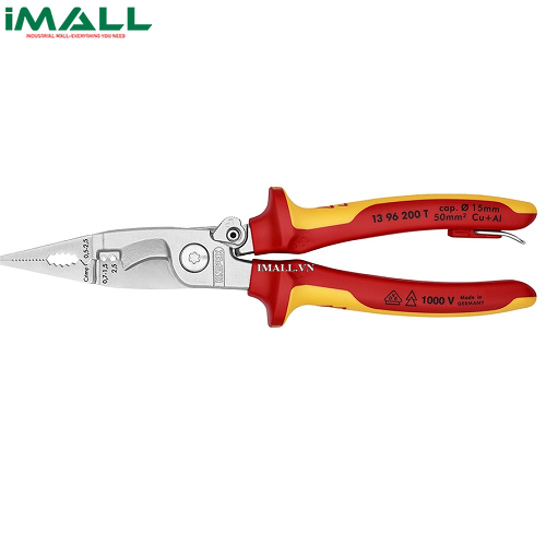 Kìm  cách điện 1000V có móc treo Knipex 13 96 200 T