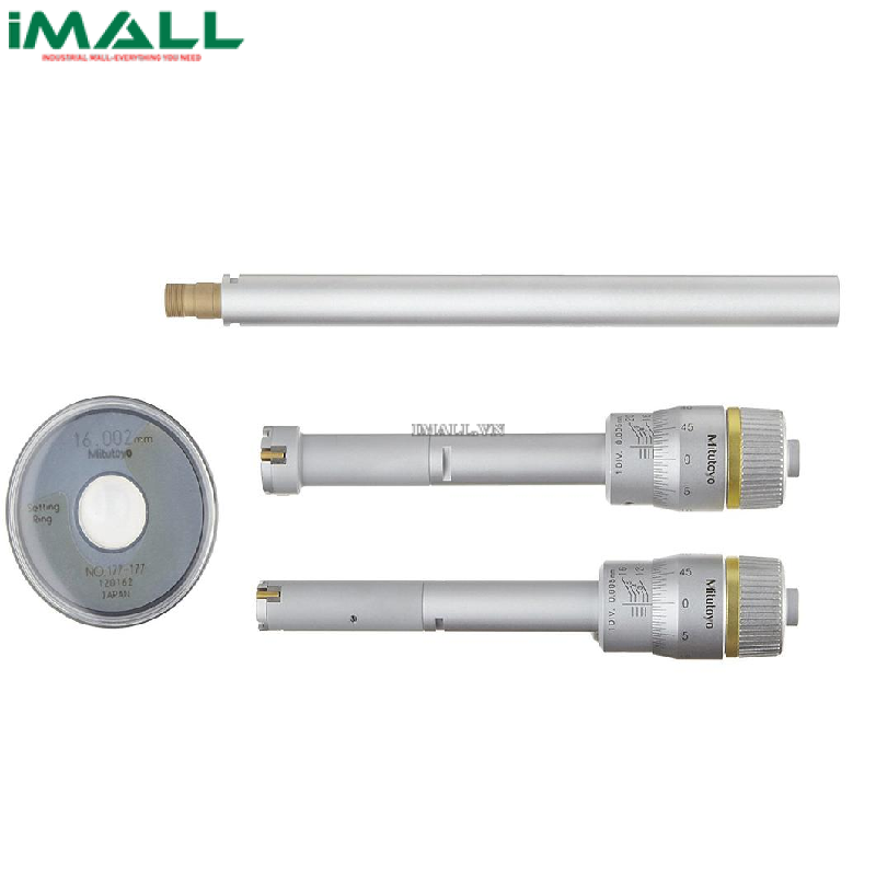 Bộ panme đo trong cơ khí đo lỗ 3 chấu Mitutoyo 368-912 (12-20mm/ 0.005mm)