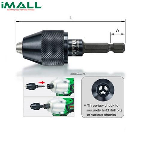 Đầu chuyển đổi mũi vít/ khoan 1/4” TOPTUL FTHB0806