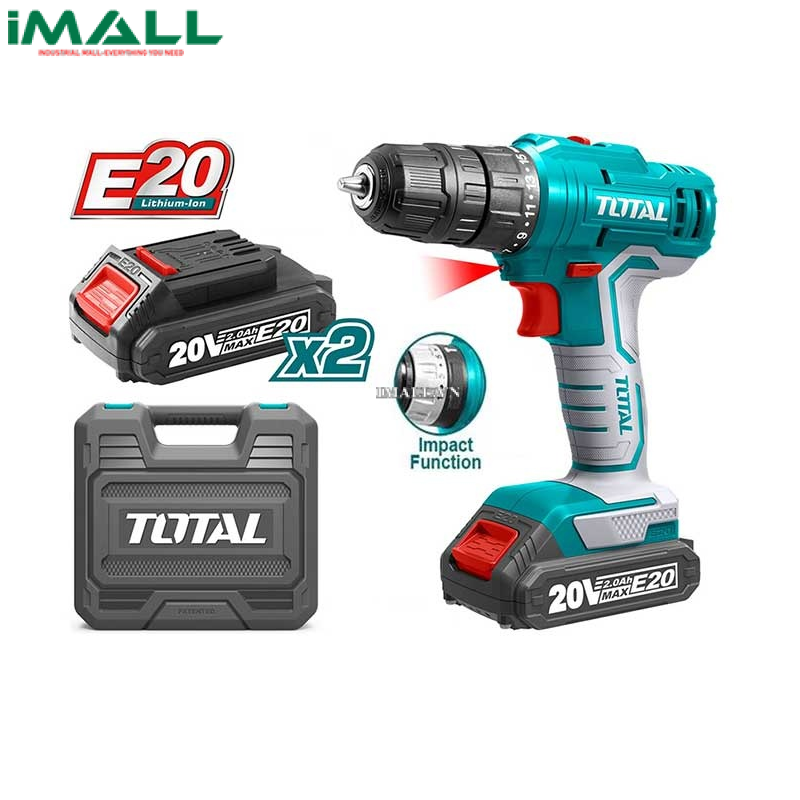 Máy khoan búa dùng pin (20V) E20 Total TIDLIE2001