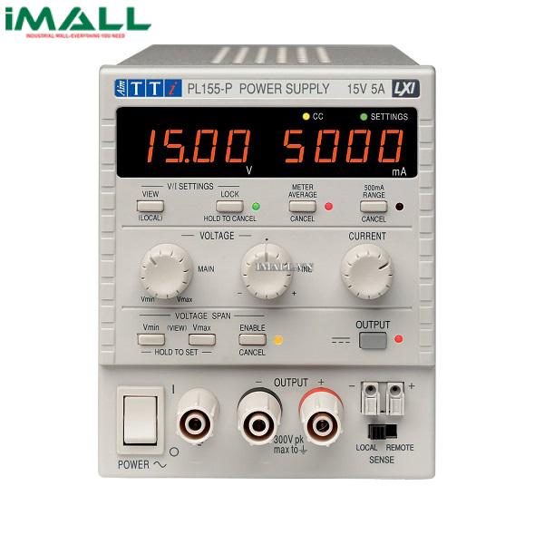Nguồn một chiều DC điện áp cao để bàn TTI PL155-P(G) (0-15V/0-5A; USB/RS232/LAN(LXI)/Analog/GPIB)
