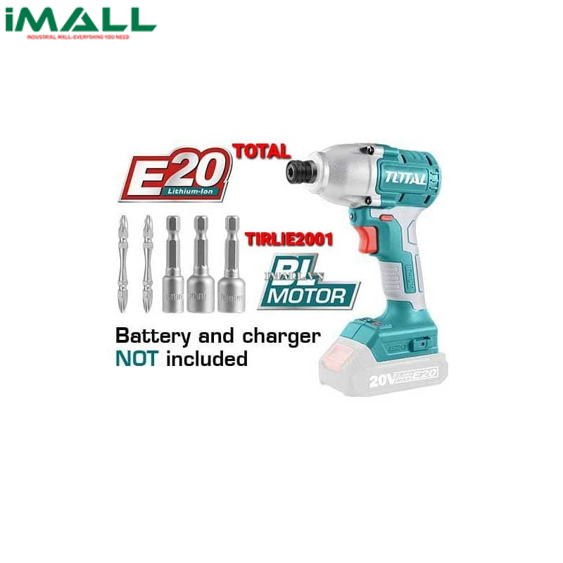 Máy siết vít dùng pin (20V) E20 Total TIRLIE2001