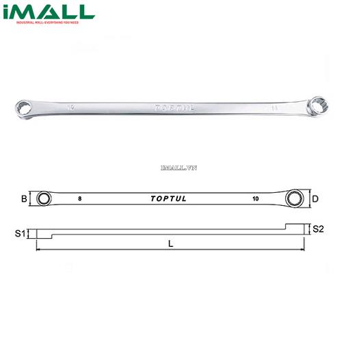 Cờ lê 2 đầu vòng dài TOPTUL AAAP141752