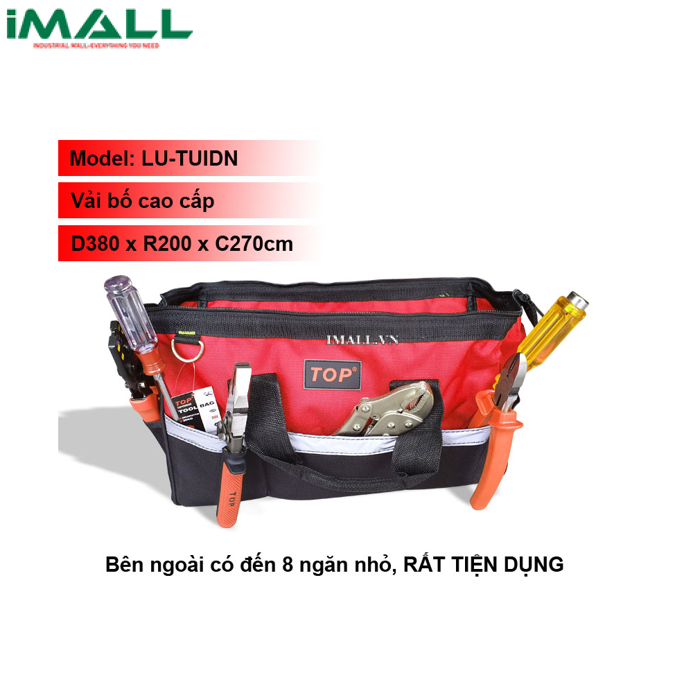 Túi đựng đồ nghề 380 x 200 x 270mm TOP LU-TUIDN