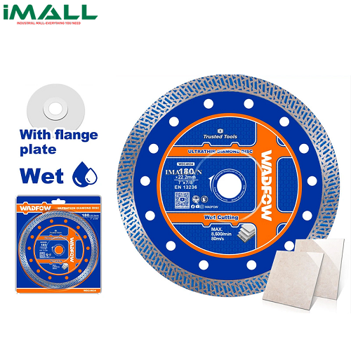 Lưỡi cắt gạch siêu mỏng 180x22.2mm Wadfow WDC4K04