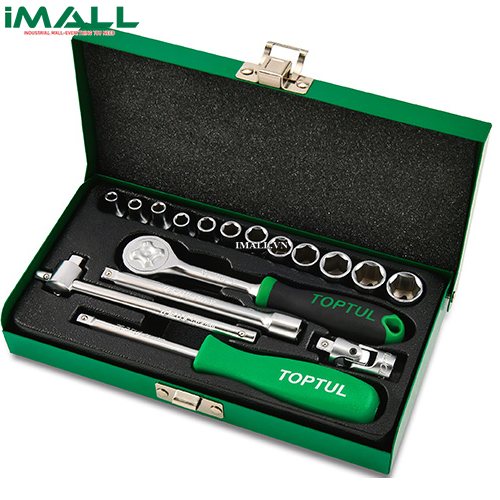 Bộ đồ nghề xách 1/4" 17 chi tiết Toptul GCAD1703