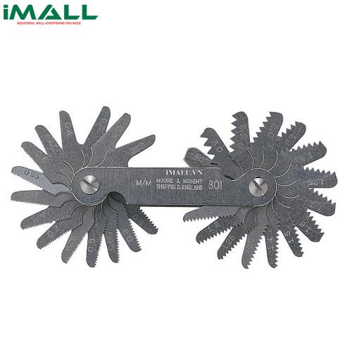 Dưỡng đo ren (4~42mm, 30 lá) MOORE & WRIGHT 806