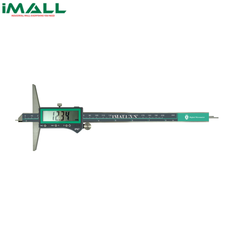 Thước đo độ sâu điện tử Hoyamo 401-200-1 (0-200mm/0-8", 0.01mm/0.0005")