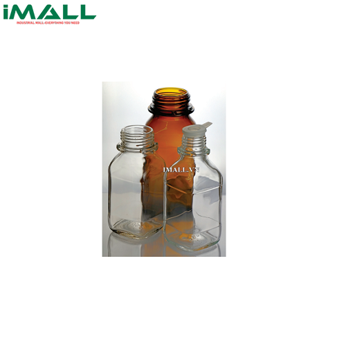Chai vuông đựng mẫu WITEG 5 899 100 (100ml; 10 cái)