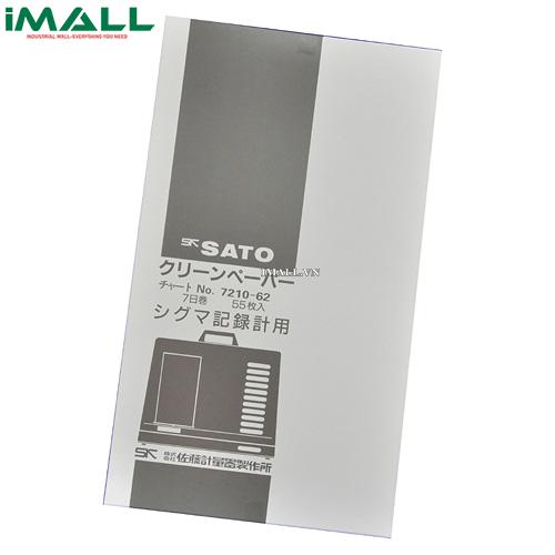 Giấy ghi nhiệt 7 ngày Sato 7210-62 (cho máy Sigma II)
