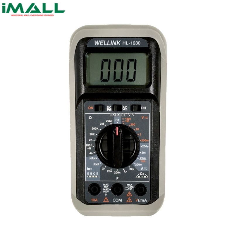 Đồng hồ vạn năng hiện số WELLINK HL-1230