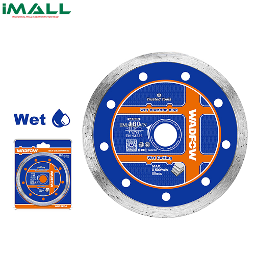 Lưỡi cắt gạch ướt 180x22.2mm Wadfow WDC2K04