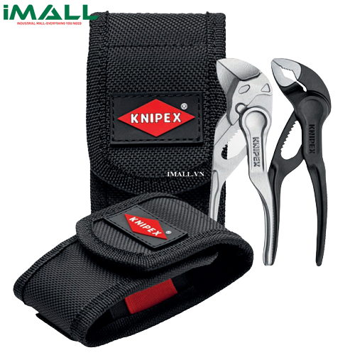 Bộ Kìm Gồm 87 00 100, 86 04 100 và Túi đeo hông Knipex 00 20 72 V04 XS