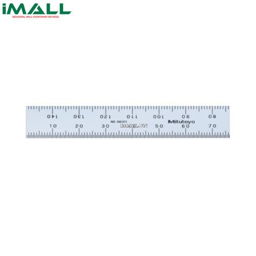 Thước lá thép (300mm, (1mm, 0.5mm), rộng 12mm) Mitutoyo 182-231