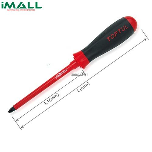 Tua vít cách điện chống trượt Toptul FAEB0410