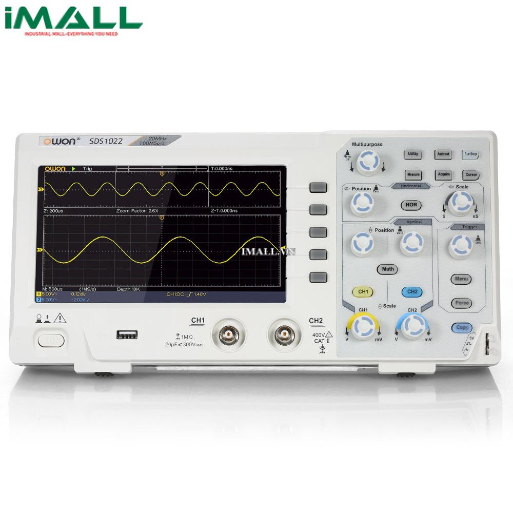 Máy hiện sóng số OWON SDS1102 (100Mhz, 2CH, 1GS/s)