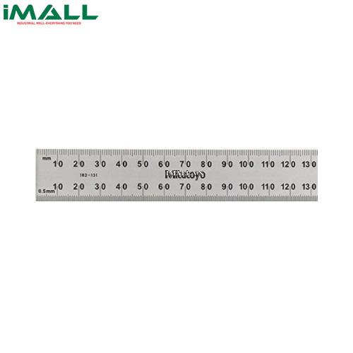 Thước lá thép (300mm, (1mm, 0.5mm), rộng 25mm) Mitutoyo 182-131