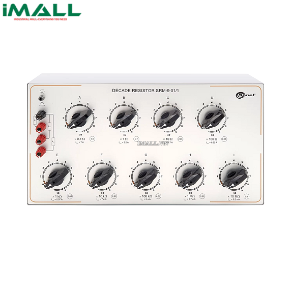 Hộp điện trở thập phân SONEL SRM-9-01/3 (0.1 Ω…111 111 111 MΩ)