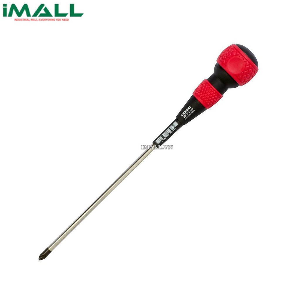 Tô vít 4 cạnh cán đầu bi Vessel 220 (No.2x200mm)