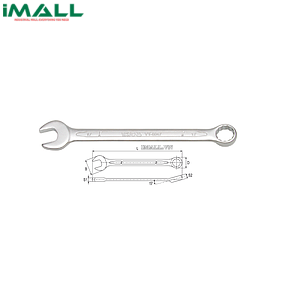 Cờ lê vòng miệng hệ inch Yato YT-4882 (1")