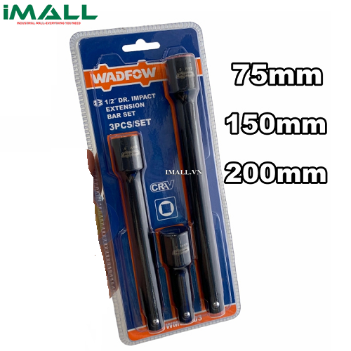Bộ 3 đầu chuyển đầu tuýp dài Wadfow WMS7403