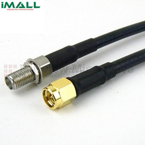 Cáp SMA Male - SMA Female Bulkhead Fairview FMC0212058 (RG-58 Coax; 1 GHz )