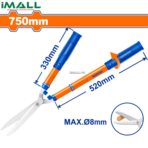Dụng cụ cắt tỉa hàng rào 750mm Wadfow WPR1E90