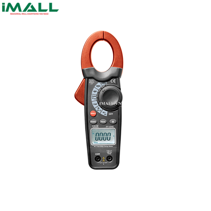 Ampe kìm AC/DC CEM DT-3343 (AC/DC-1000A/600V, True RMS)