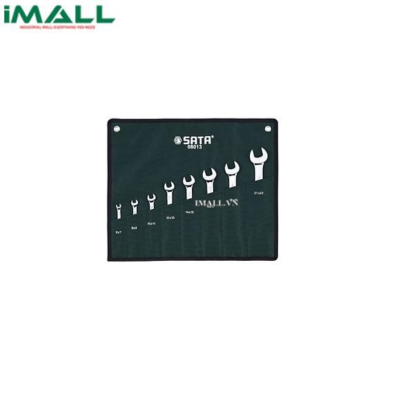 Bộ cờ lê hai đầu miệng 8 chi tiết (6~22mm) SATA 08013