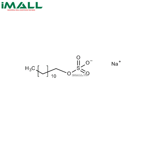 Hóa chất Dodecyl sulfate sodium salt cho xét nghiệm hóa sinh và chất hoạt động bề mặt (C₁₂H₂₅NaO₄S, Chai thủy tinh 1kg) Merck 1125331000