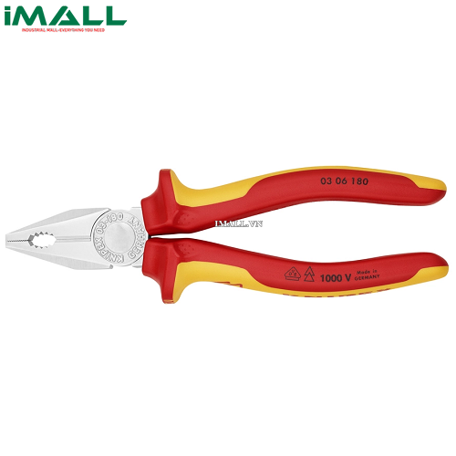 Combo Dụng Cụ Làm Điện 4 Chi Tiết 74 06 180/ 03 06 180/ 98 24 02 SL/ 98 20 55 SL Knipex Điện Basic 4