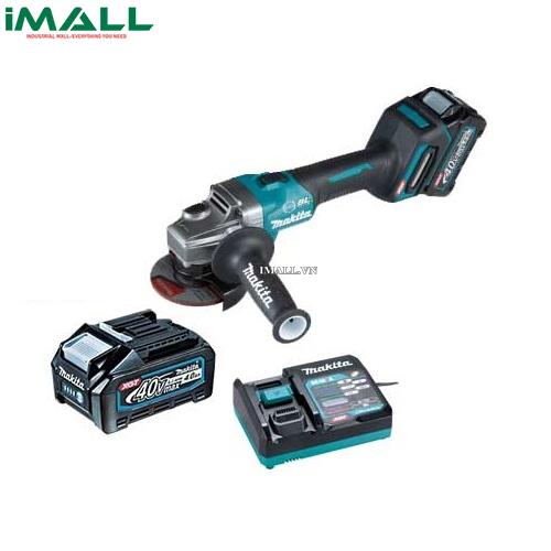 Máy mài góc dùng pin  100mm Makita Max GA003GM201  (40V:4Ah) (40V)